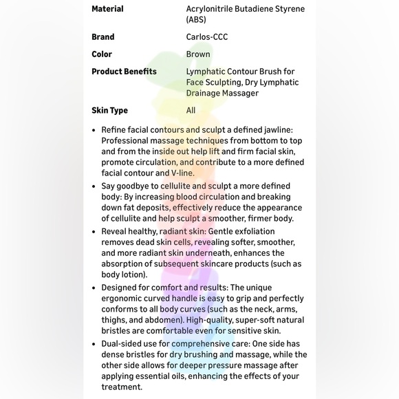 JUST IN! Lymphatic Contour Brush for Face Sculpting - Picture 3 of 5